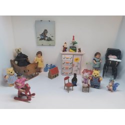 Klovne figur i plastik (brugt)