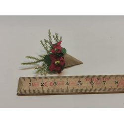 Julestjerne buket (hndlavet)