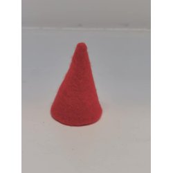 1. Rd miniature nissehue (hndlavet)