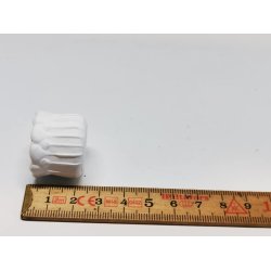 Skl/kurv i gips (brugt)