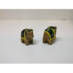 Elefant i granit (hndlavet)