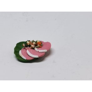 Smrrebrd med hamburyg (hndlavet)