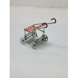 Lille klapvogn i metal (ny)