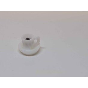 Kaffekop i plastik til Dukkehus scala 1:16/1:18