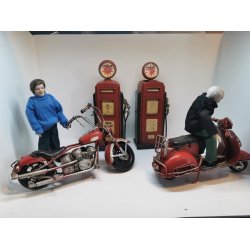 Scooter i metal til dukkehus scala 1:12 (ny)