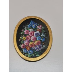 Blomster maleri af Else Marie Foged (hndmalet)