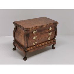 Mini Mundus Kommode i tr til dukkehus scala 1:12 (brugt/som ny)