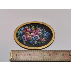 Blomster maleri af Else Marie Foged (hndmalet)