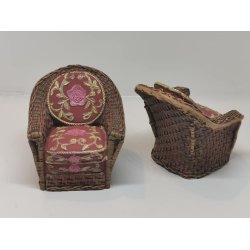 Reutter kurve stol i resin (brugt)