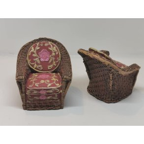 Reutter kurve stol i resin (brugt)