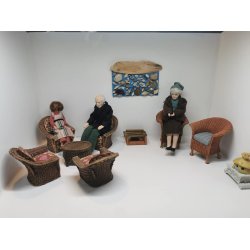 Reutter kurve bord i resin (brugt)