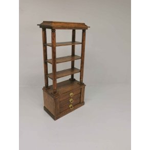 Mini Mundus reol med skuffer (brugt/som ny)