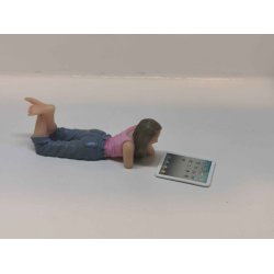 Ipad hvid i metal (ny)