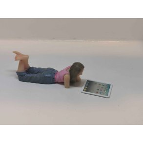 Ipad hvid i metal (ny)