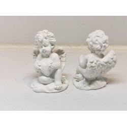 Engel i gibs og gavepose (ny)