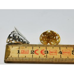 Guld Krmmerhus i metal (nyt)