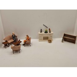 Meget lille pskeg i resin (brugt)