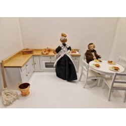 Stegt flsk med sovs, kartofler og rdbeder (Hndlavet)