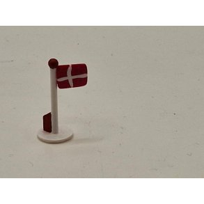 Lille flag i resin (hndlavet)