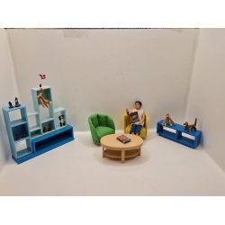 Lundby sofabord i tr (brugt)