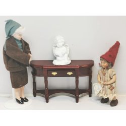 Engel i gibs og gavepose (ny)