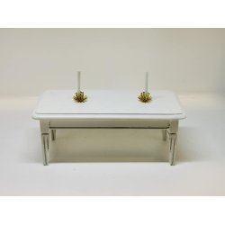 Lysestage/holder i metal (ny)