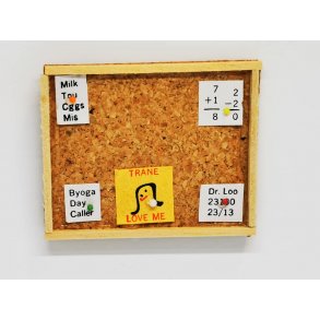 Opslagstavle i kork (ny)