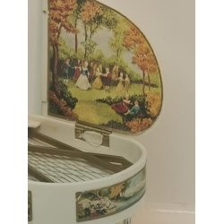 Petite princess piano inkl skammel fra 1960'erne (brugt)