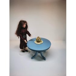 Lille rund dug (hndlavet)