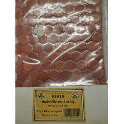 6 kantet gte fliser fra Mini Mundus (nye)