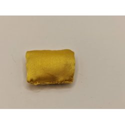 Pude med broderet sommerfugl  (hndlavet)