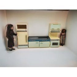 Komfur til dukkehus scala 1:12 (brugt)