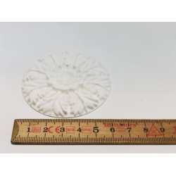 Loft rosette i gips 6 cm (hndlavet)