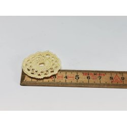 Lille rund dug (hndlavet)