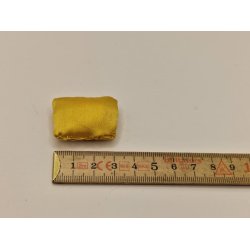 Pude med broderet sommerfugl  (hndlavet)