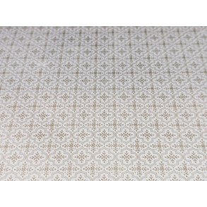 Tapet svag lysebl med lysebrunt mnster (nyt)