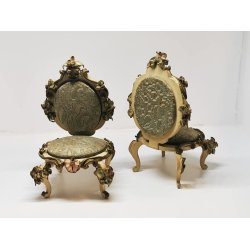 Rudolf Szalasi stol fra 1950'erne til dukkehus scala 1:12 (antik)