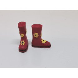 letvægt Latterlig Forbandet Gummistøvler i resin (nye) - Sko, støvler og strømper i alle størrelser -  Frost miniature
