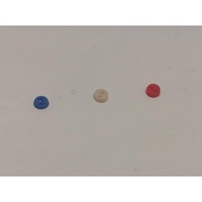 Miniature knap i plastik (ny) 0,3 cm