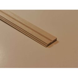 Fodliste/gerigt 2x15 mm