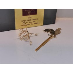 Clare-Bell vejr hane i original emballage (antik)