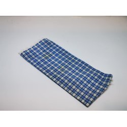 Stof med blondekant (brugt)