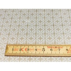 Tapet svag lysebl med lysebrunt mnster (nyt)