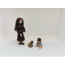 Hund i resin (brugt)