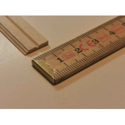 Fodliste/gerigt 2x15 mm