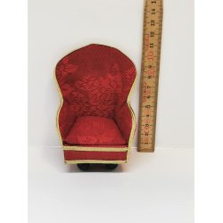 Lnestol til dukkehus scala 1:12 (hndlavet)