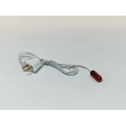 Rd gldepre med hanstik 12v til dukkehus scala 1:12 (ny)