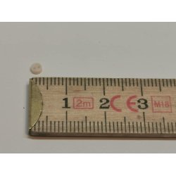 Miniature knap i plastik (ny) 0,3 cm