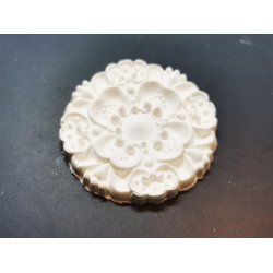 Loft Rosette (hndlavet) 6 cm