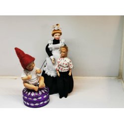 Lilla Rokko pude med opbevaring (ny)